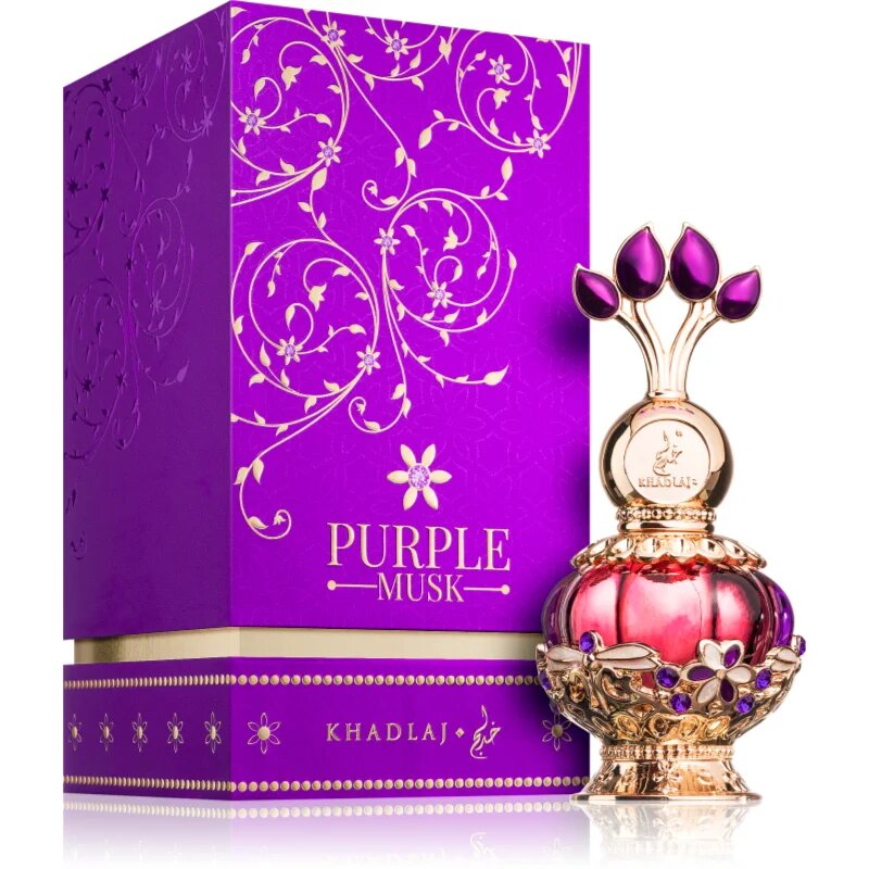 Khadlaj Purple Musk parfémovaný olej pro ženy 20 ml