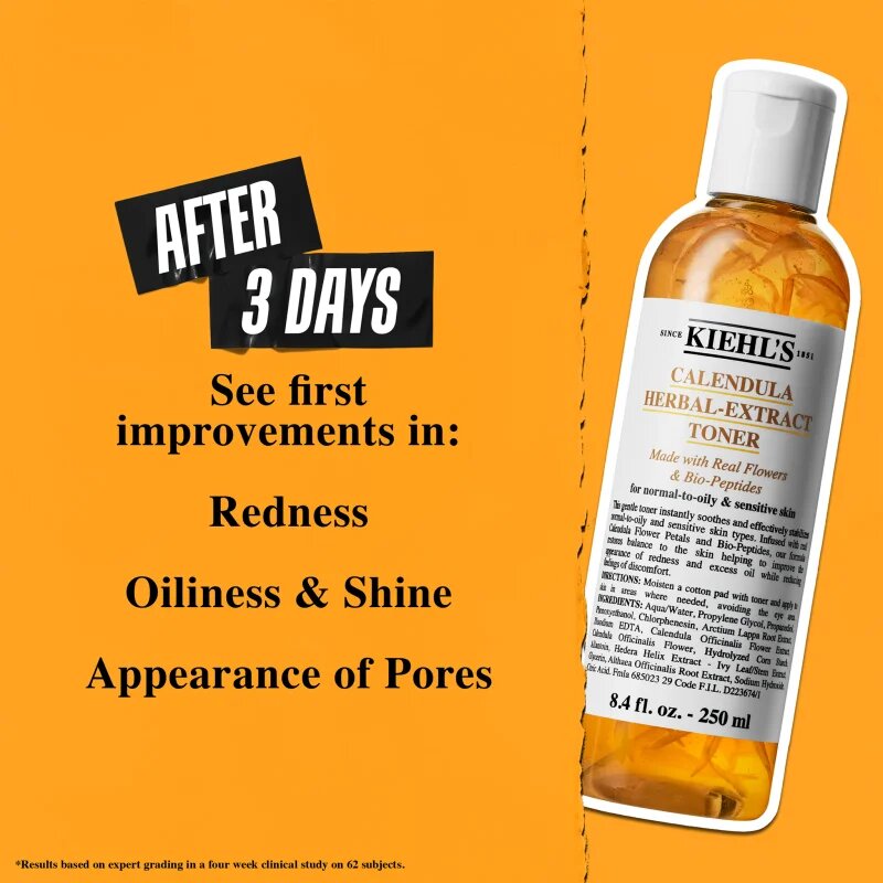 Kiehl's Calendula Herbal-Extract Toner pleťové tonikum bez alkoholu 250 ml