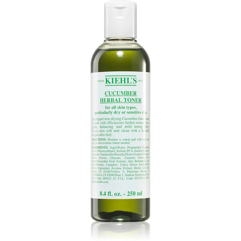 Kiehl's Cucumber Herbal Toner pleťové tonikum pro suchou až citlivou pleť 250 ml
