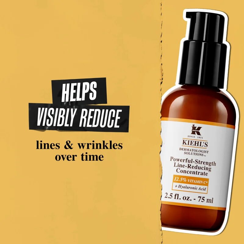 Kiehl's Dermatologist Solutions Powerful-Strength Line-Reducing Concentrate sérum proti vráskám pro všechny typy pleti 50 ml