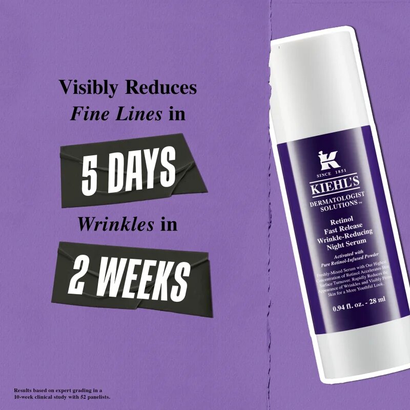 Kiehl's Dermatologist Solutions Retinol Skin-Renewing Daily Micro-Dose Serum protivráskové retinolové sérum pro všechny typy pleti včetně citlivé pro