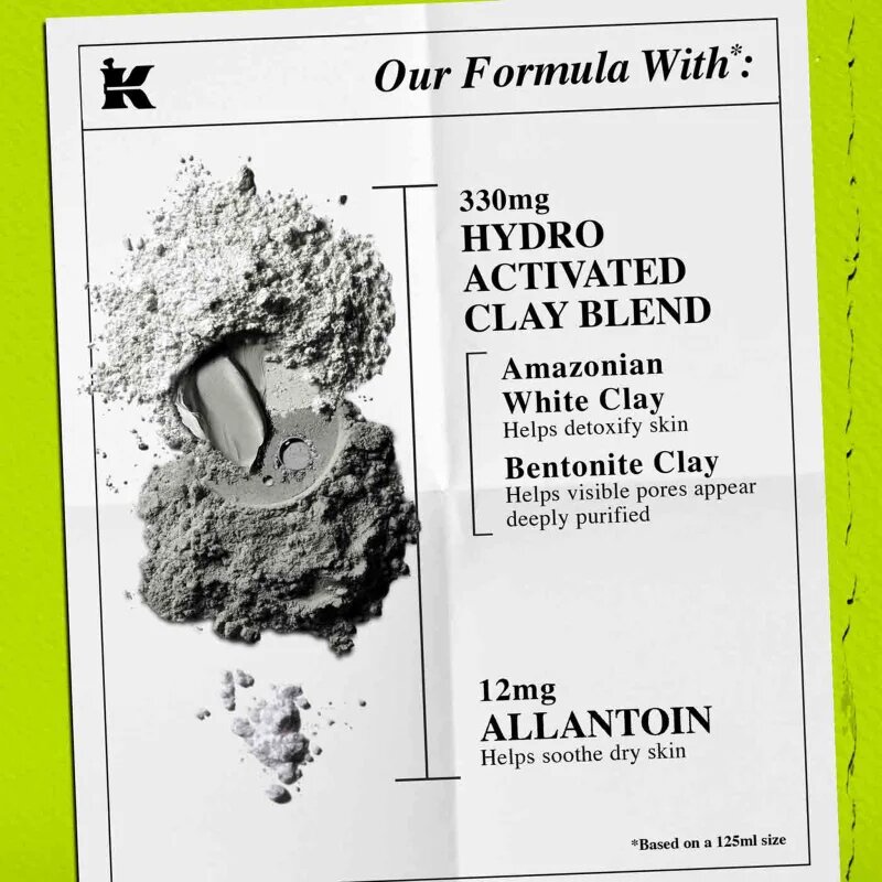 Kiehl's Rare Earth Deep Pore Cleansing Mask hloubkově čisticí maska s jílem 125 ml