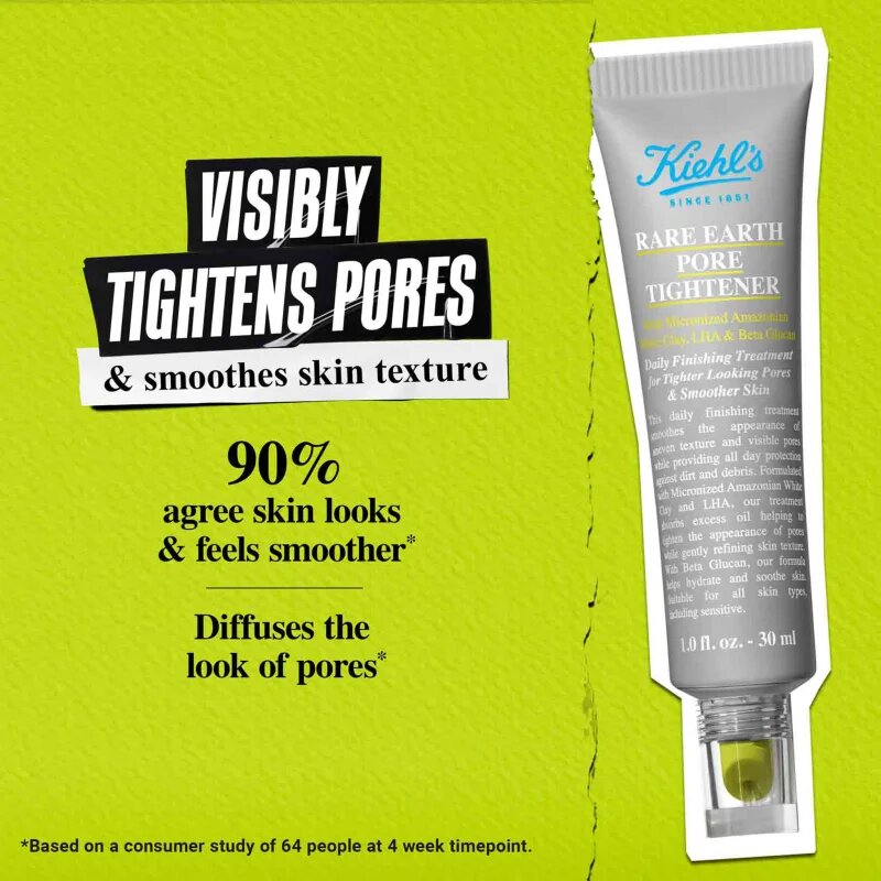 Kiehl's Rare Earth Pore Tightener péče na rozšířené póry a černé tečky pro ženy 30 ml