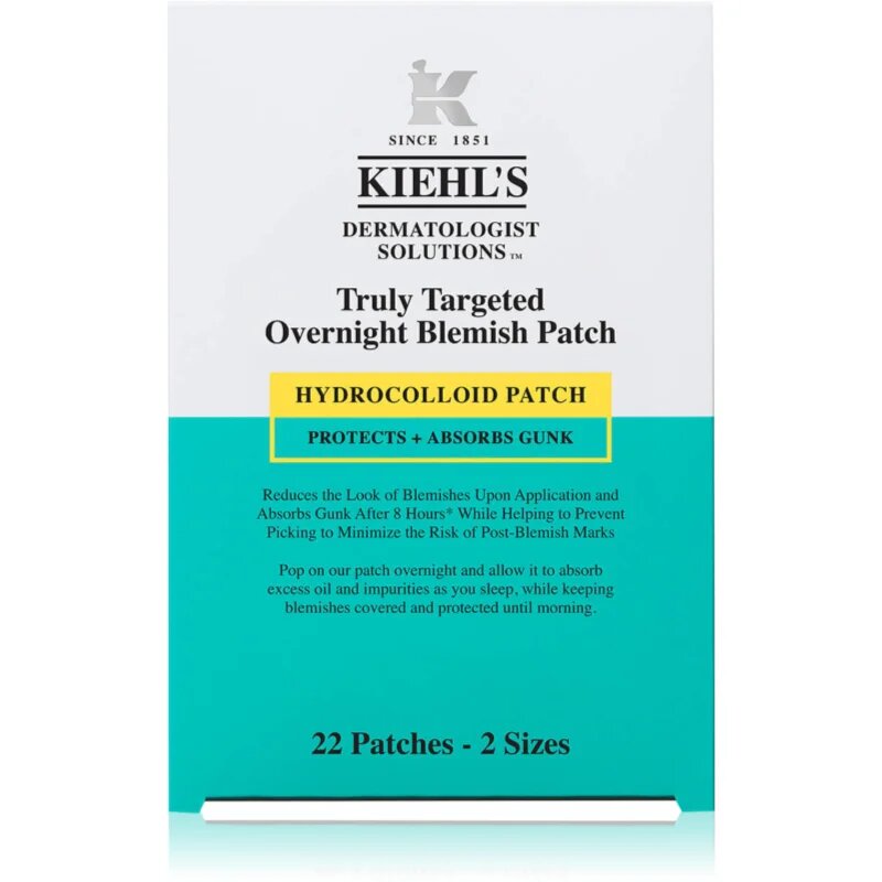 Kiehl's Truly Targeted Overnight Blemish Patch náplasti na problematickou pleť pro ženy 22 ks