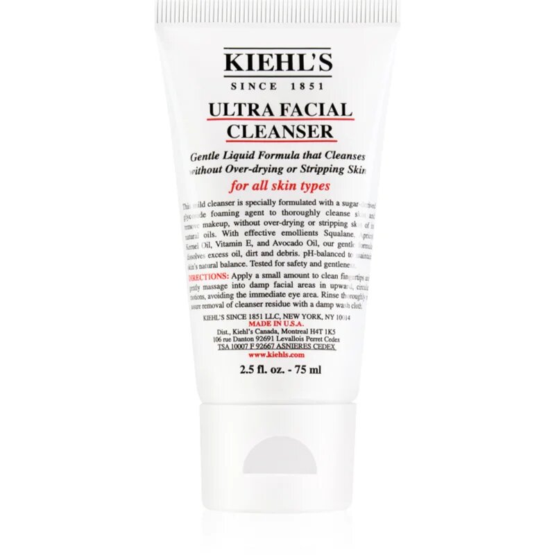 Kiehl's Ultra Facial Cleanser jemný čisticí gel pro všechny typy pleti 75 ml