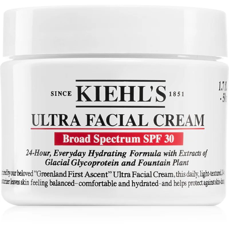 Kiehl's Ultra Facial Cream lehký hydratační denní krém SPF 30 50 ml