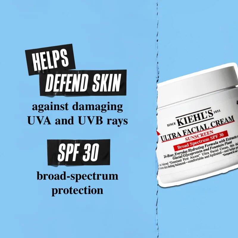 Kiehl's Ultra Facial Cream lehký hydratační denní krém SPF 30 50 ml