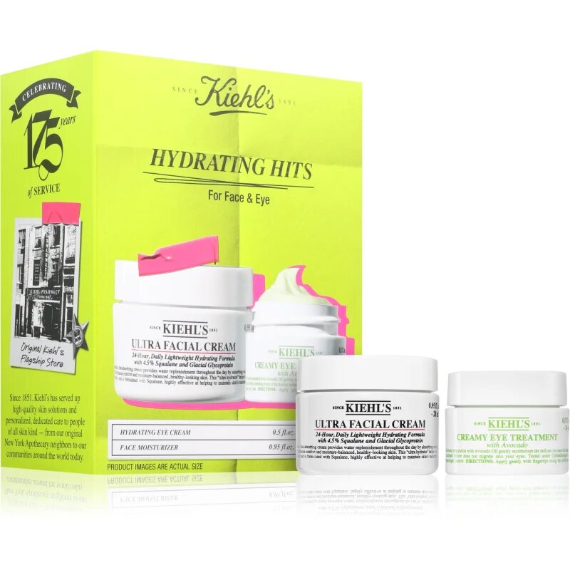 Kiehl's Ultra Facial dárková sada na obličej a oční okolí pro ženy