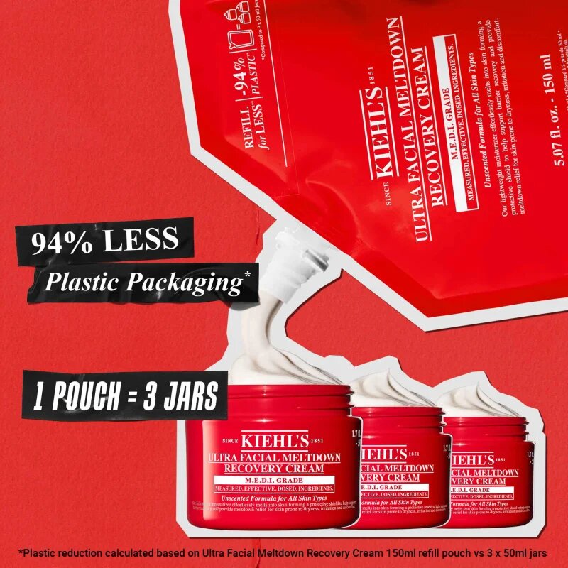 Kiehl's Ultra Facial Meltdown Recovery Cream lehký regenerační krém 150 ml