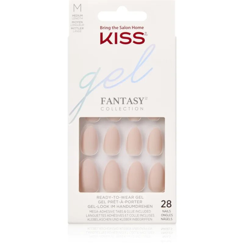 KISS Gel Fantasy Fantasy umělé nehty Wait n See 28 ks
