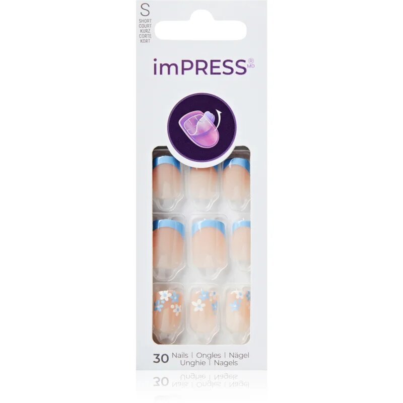 KISS imPRESS The No Glue Mani umělé nehty samolepicí 30 ks
