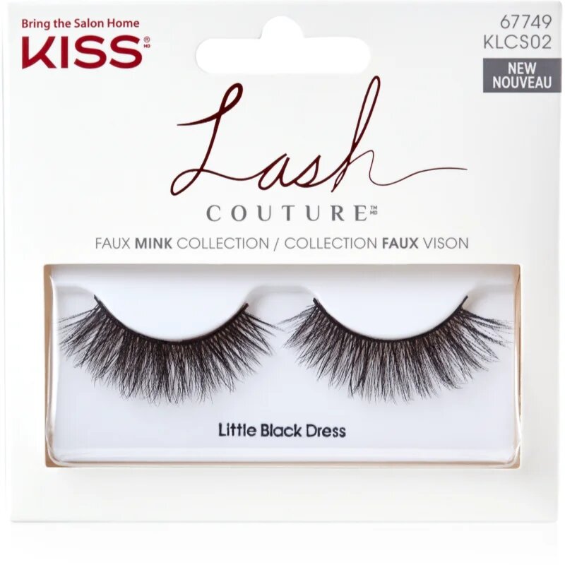 KISS Lash Couture Faux Mink umělé řasy Little Black Dress 1 pár