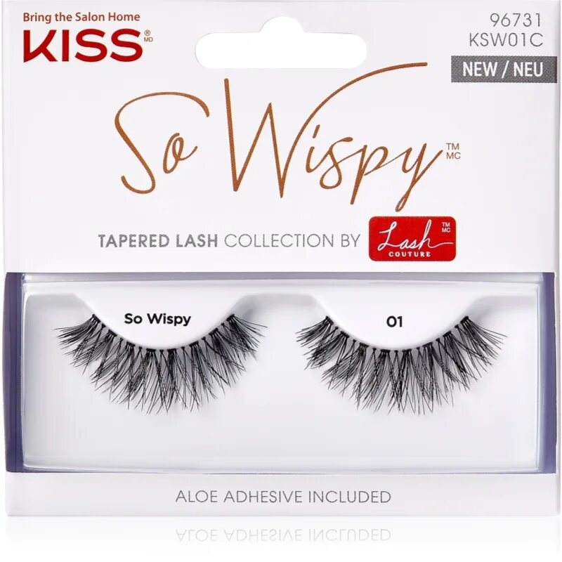 KISS Lash Couture So Wispy umělé řasy 01 1 pár