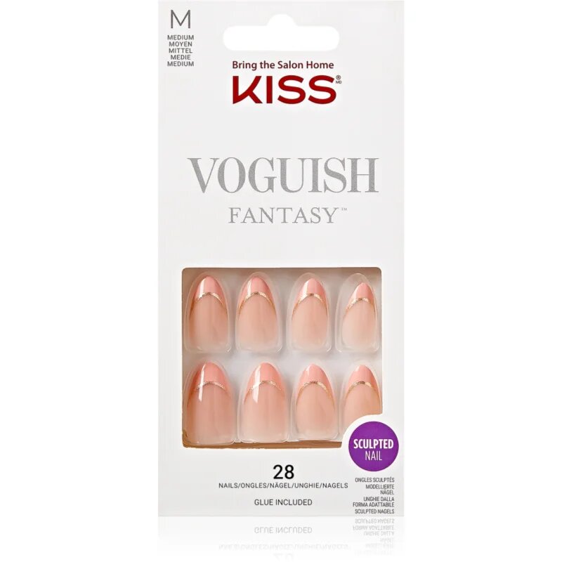 KISS Voguish Fantasy French umělé nehty 28 ks