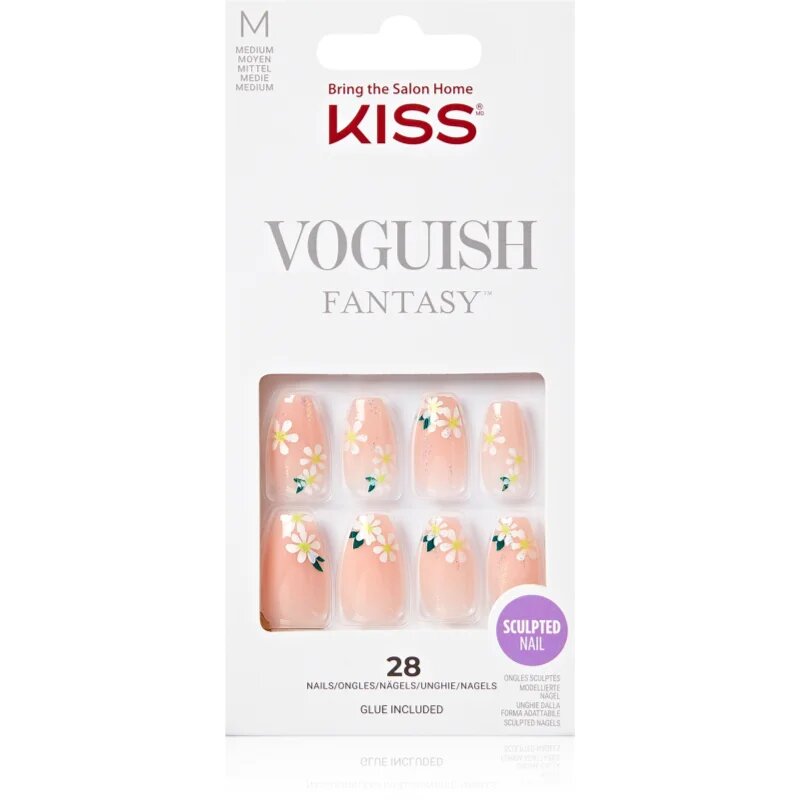 KISS Voguish Fantasy Medium umělé nehty 4 Wheel Drive 28 ks
