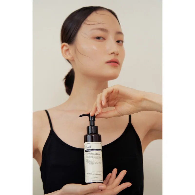 Klairs Gentle Black Deep Cleansing Oil hloubkově čisticí olej pro mastnou pleť 150 ml
