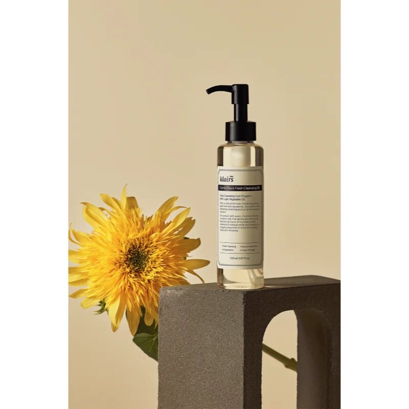 Klairs Gentle Black Fresh Cleansing Oil jemný čisticí olej pro mastnou pleť 150 ml