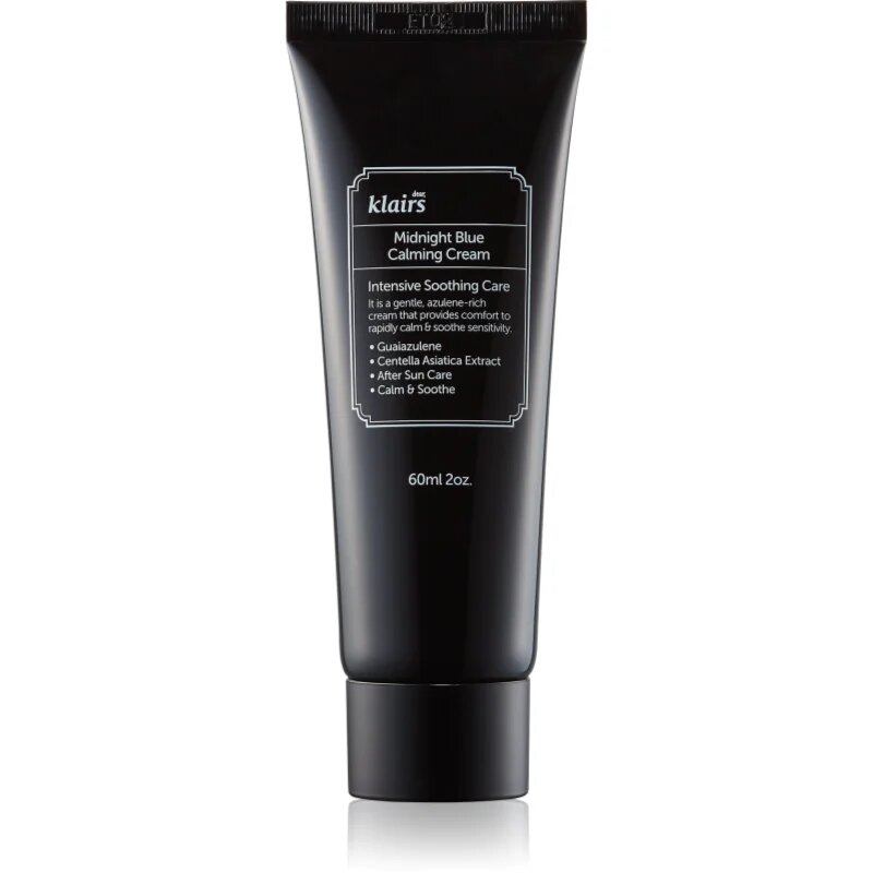 Klairs Midnight Blue Calming Cream zklidňující krém po opalování pro citlivou a zarudlou pleť 60 ml