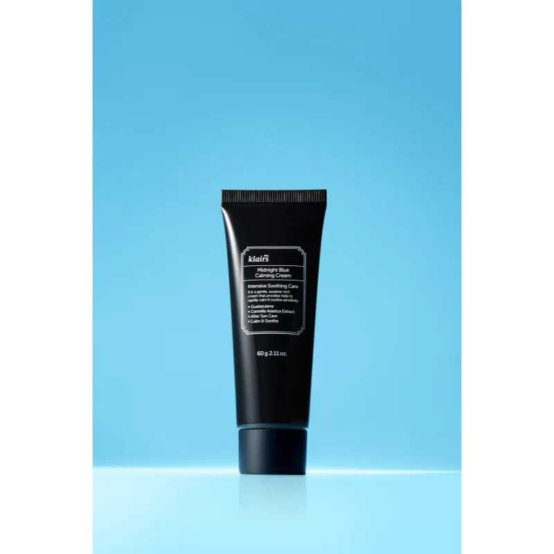 Klairs Midnight Blue Calming Cream zklidňující krém po opalování pro citlivou a zarudlou pleť 60 ml