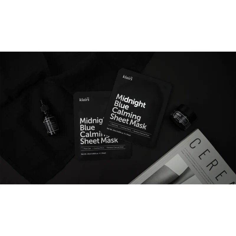Klairs Midnight Blue Calming Sheet Mask zklidňující plátýnková maska 25 ml