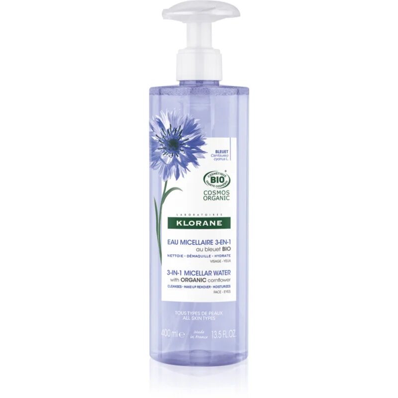 Klorane Chrpa micelární voda 3v1 400 ml