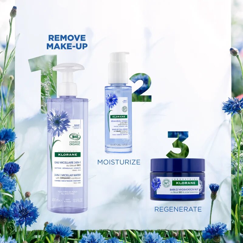 Klorane Chrpa micelární voda 3v1 400 ml