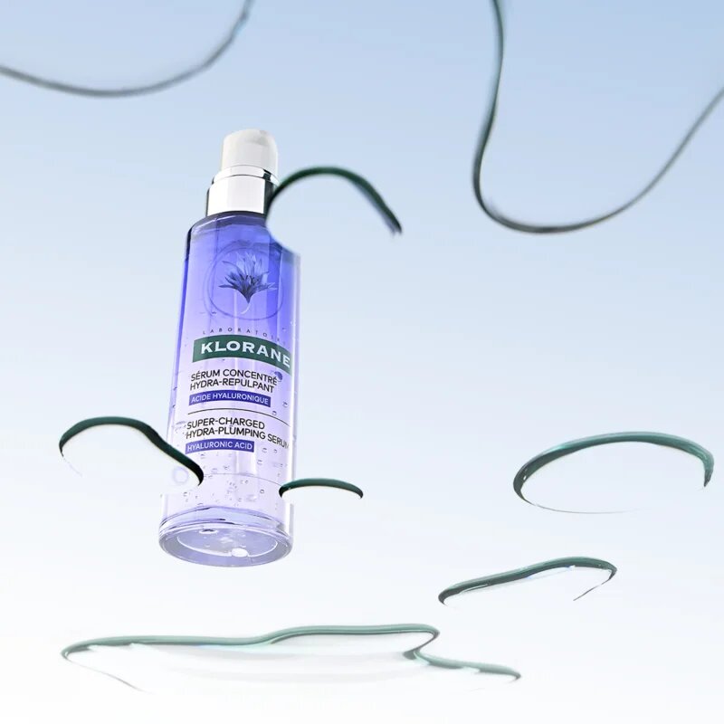 Klorane Chrpa Super-Charged Hydra-Plumping Serum aktivní sérum pro rozjasnění a vyhlazení pleti 40 ml