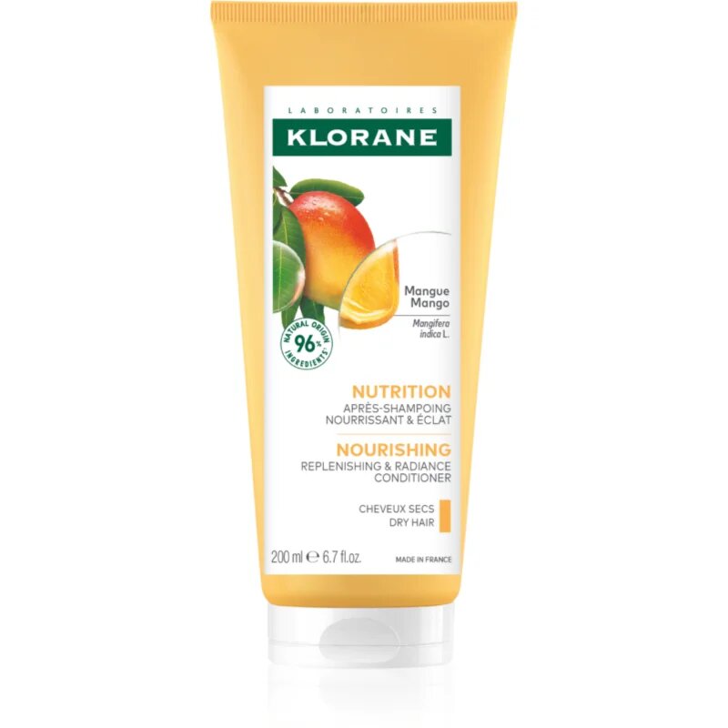 Klorane Mango Nourishing Conditioner Dry Hair vyživující balzám pro suché vlasy 200 ml