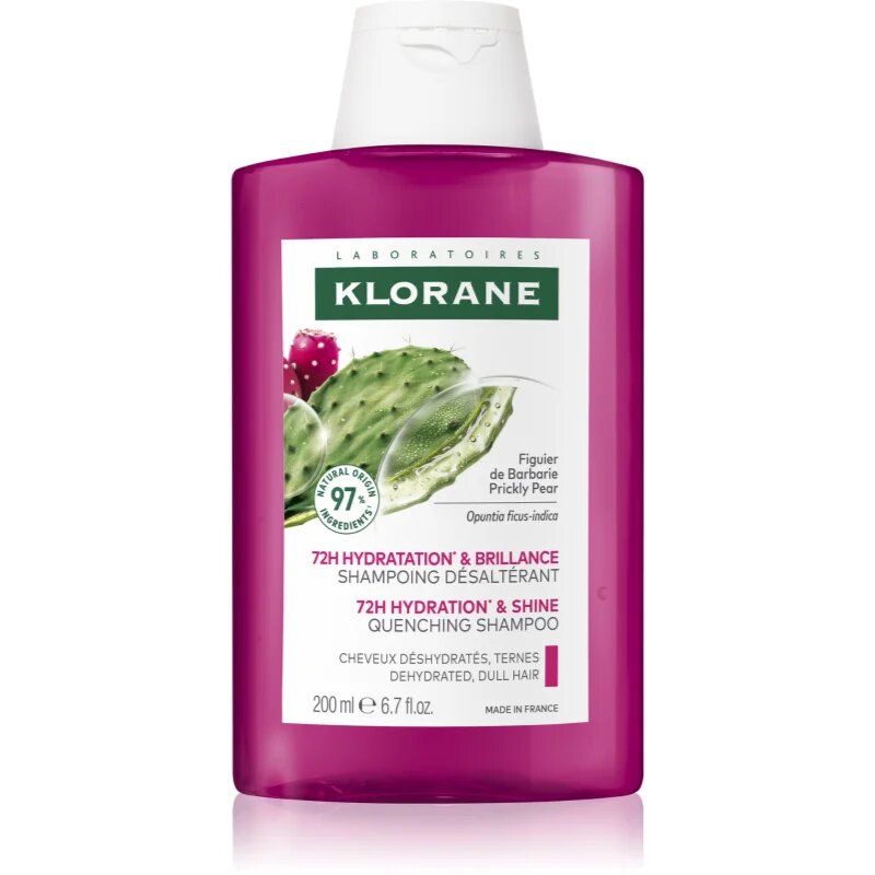 Klorane Opuncie intenzivně hydratační šampon 200 ml
