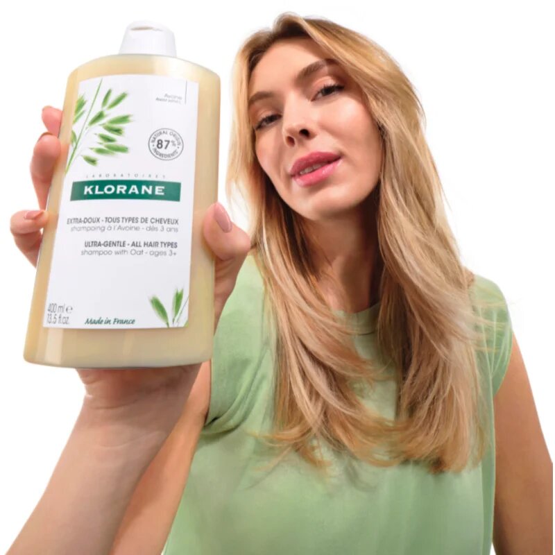 Klorane Oves jemný šampon pro všechny typy vlasů 400 ml