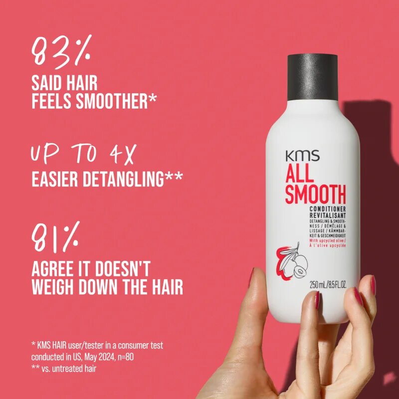 KMS All Smooth Conditioner uhlazující kondicionér pro silné hrubé a suché vlasy 250 ml