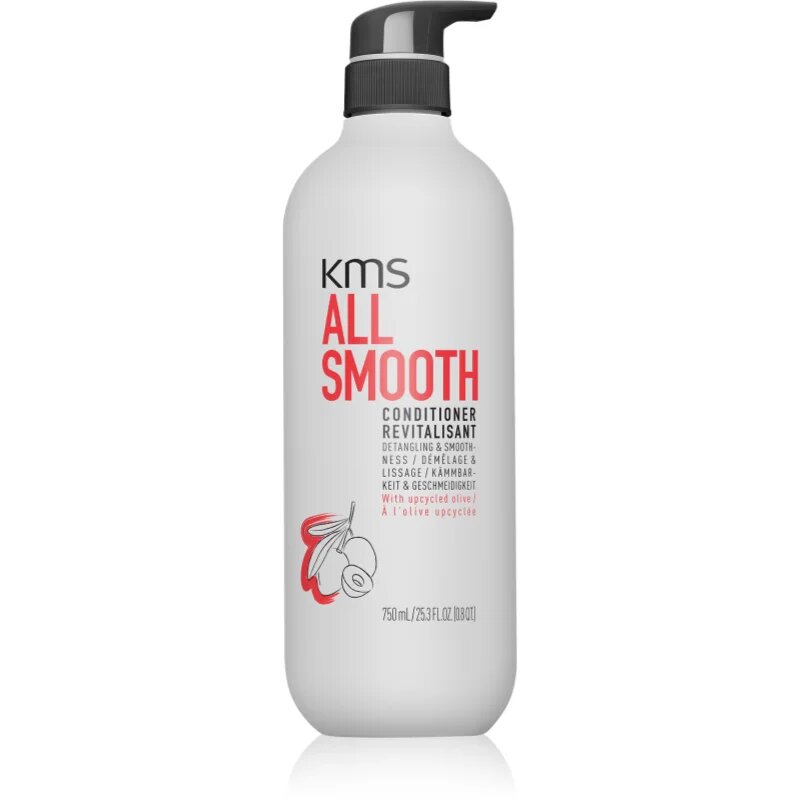 KMS All Smooth Conditioner uhlazující kondicionér pro silné hrubé a suché vlasy 750 ml