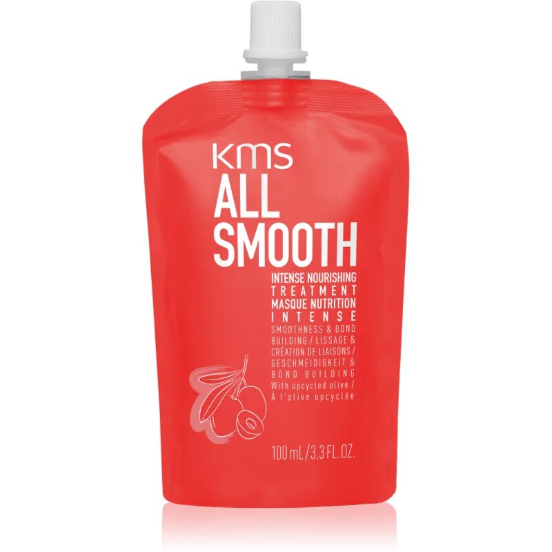 KMS All Smooth Intense nourishing treatment intenzivní vyživující maska pro hladký vzhled vlasů 100 ml