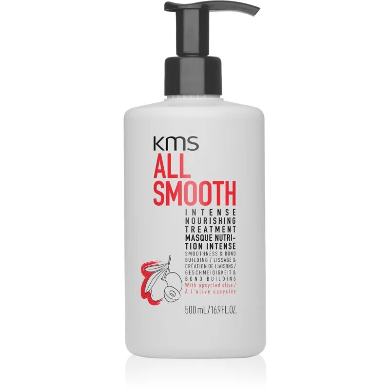 KMS All Smooth Intense nourishing treatment intenzivní vyživující maska pro hladký vzhled vlasů 500 ml