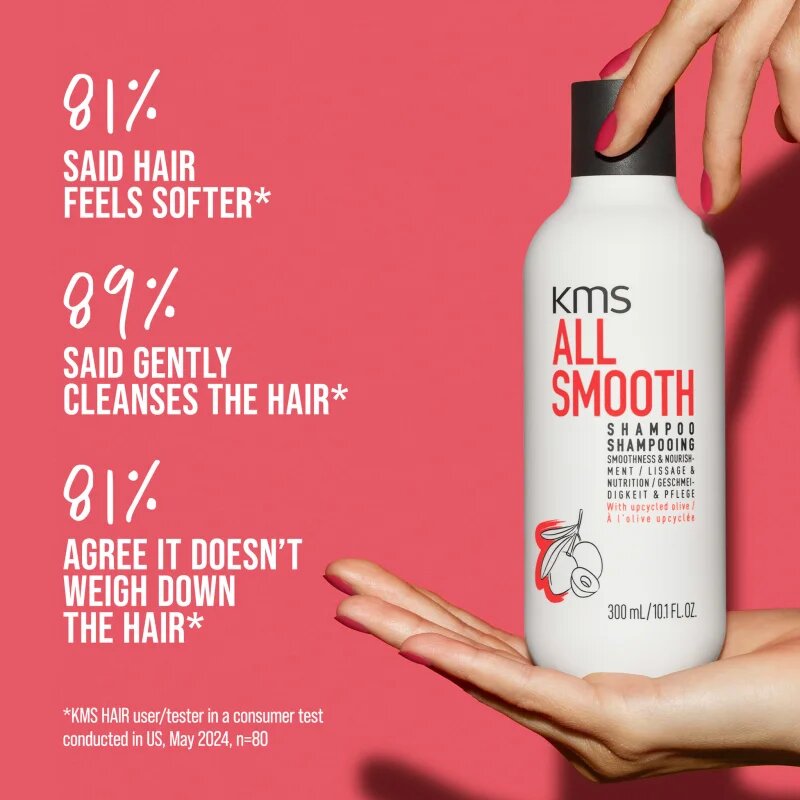 KMS All Smooth Shampoo uhlazující šampon pro silné hrubé a suché vlasy 300 ml