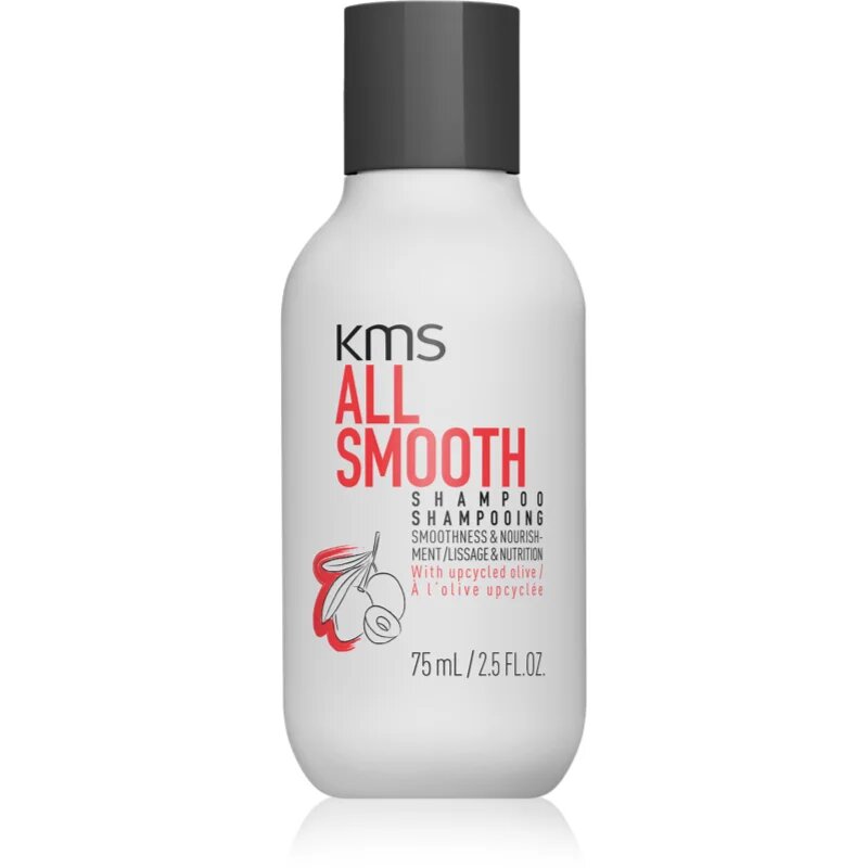 KMS All Smooth Shampoo uhlazující šampon pro silné hrubé a suché vlasy 75 ml