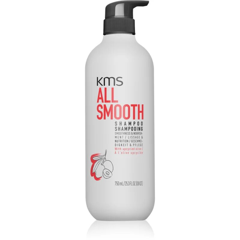 KMS All Smooth Shampoo uhlazující šampon pro silné hrubé a suché vlasy 750 ml