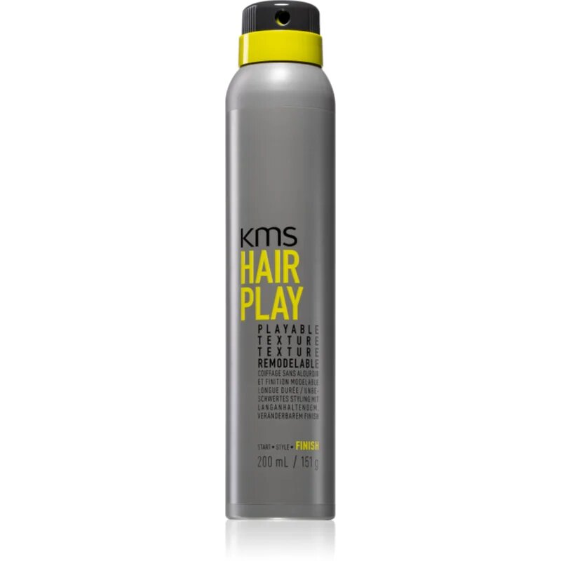 KMS Hair Play Playable Texture lak na vlasy pro dlouhotrvající zpevnění 200 ml