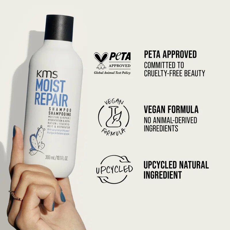 KMS Moist Repair Shampoo hydratační šampon s regeneračním účinkem 300 ml