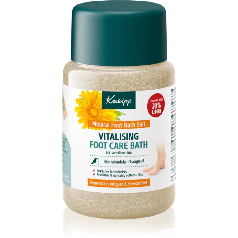 Kneipp Foot Care sůl do koupele na chodidla Bio Calendula & Orange Oil 500 g