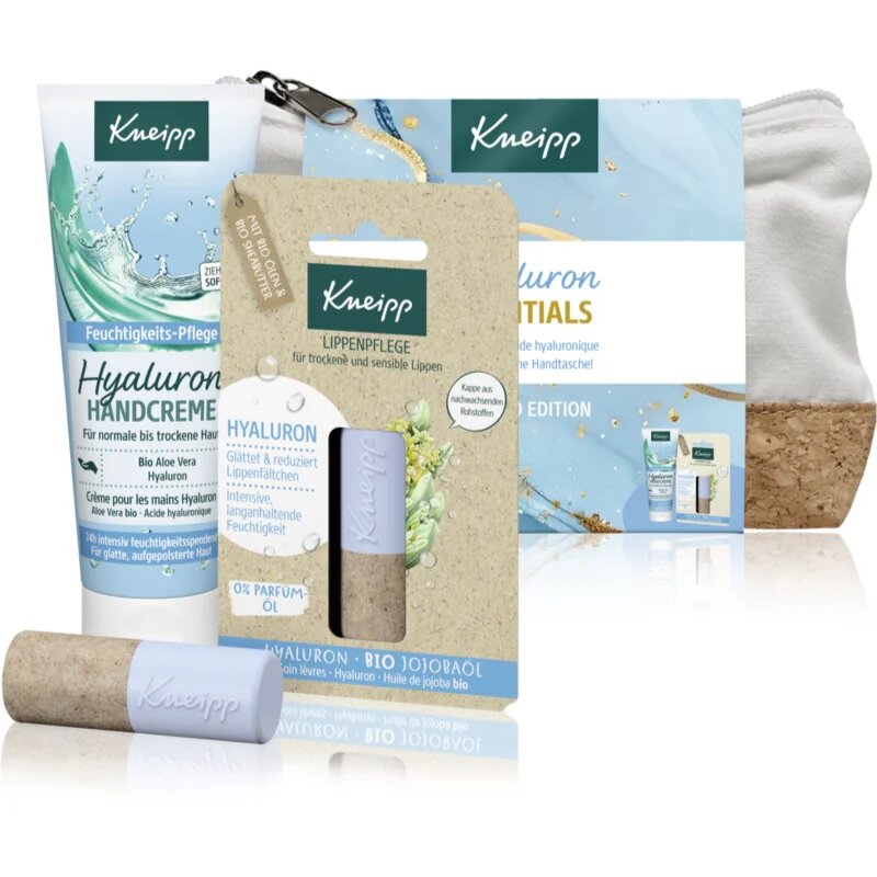 Kneipp Hyaluron Essentials dárková sada kosmetická taštička