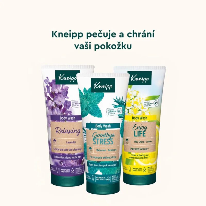 Kneipp Men Energy čisticí gel 3 v 1 na obličej tělo a vlasy 200 ml