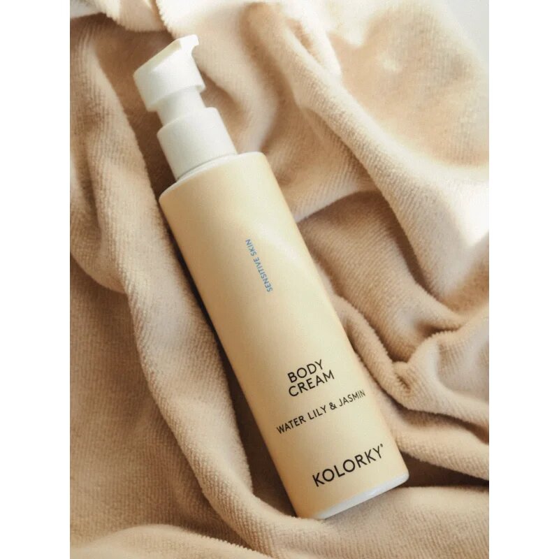 Kolorky Body Cream Sensitive Skin tělový krém pro citlivou pokožku Watter Lilly & Jasmin 190 ml