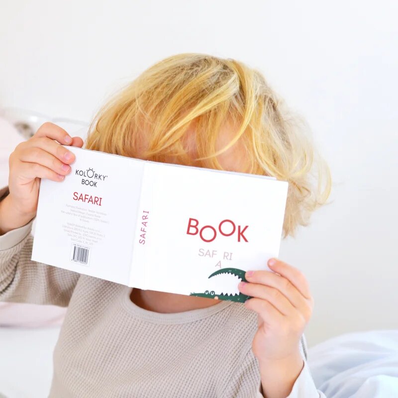 Kolorky Book Safari otočná knížka pro děti 1 ks