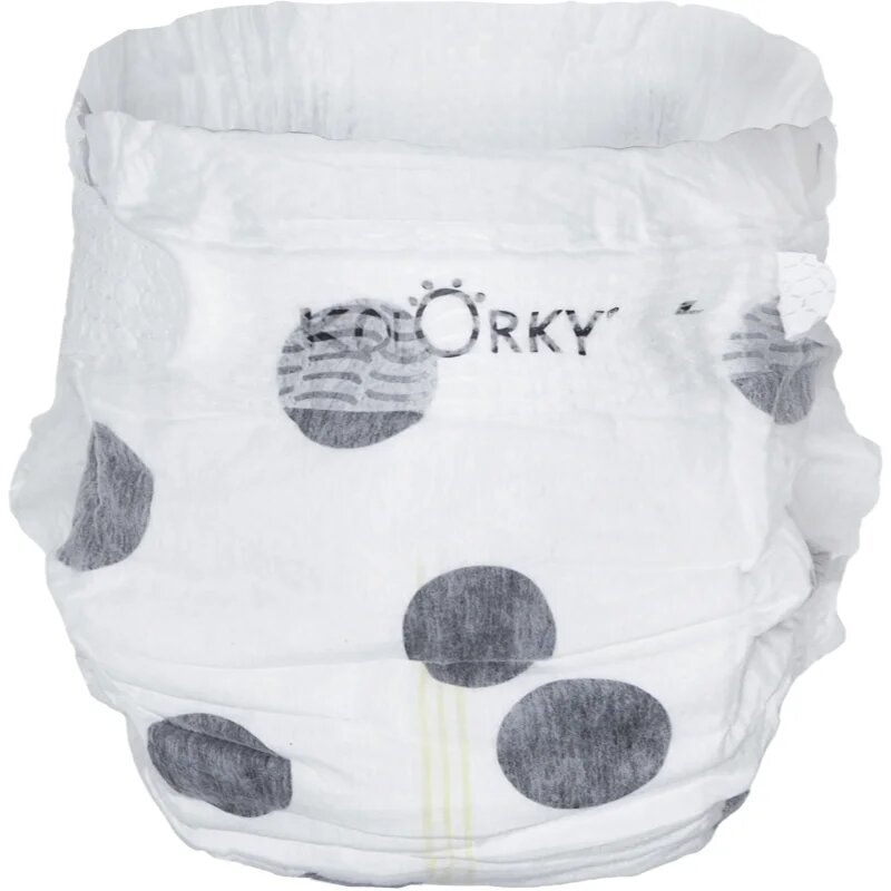 Kolorky Deluxe Velvet Dots jednorázové pleny velikost XL 12-16 kg 17 ks