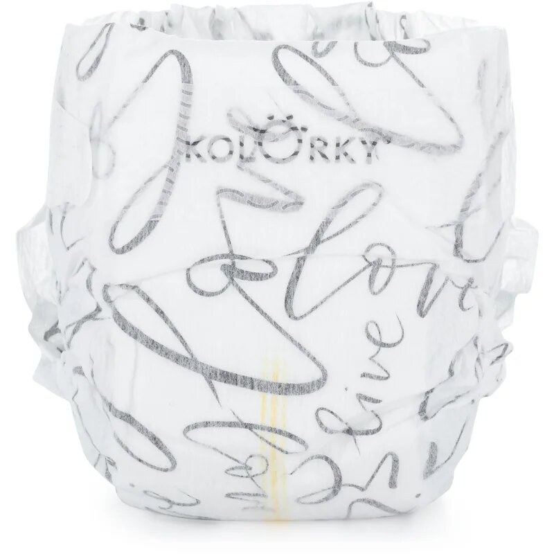 Kolorky Deluxe Velvet Love Live Laugh jednorázové EKO pleny velikost S 3-6 Kg 25 ks