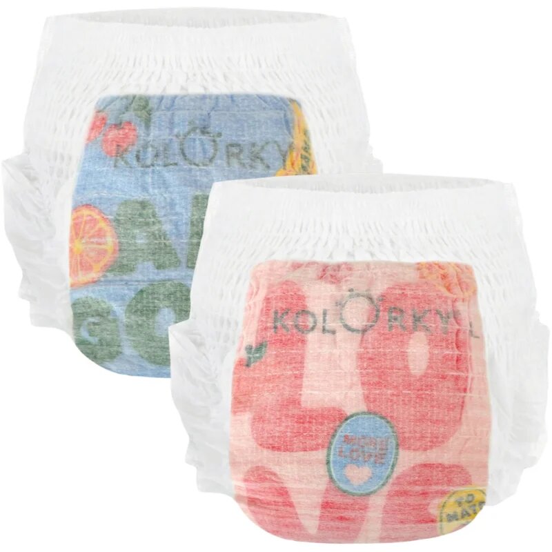 Kolorky Deluxe Velvet Pants Limited Fun plenkové kalhotky jednorázové velikost L 8-13 kg 19 ks