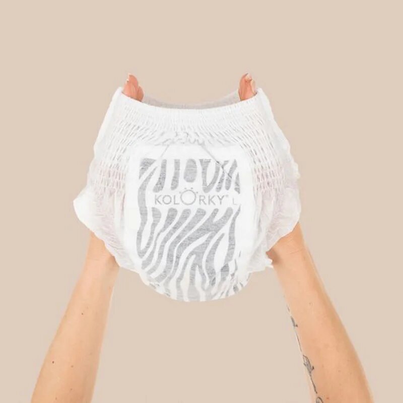 Kolorky Deluxe Velvet Pants Wild jednorázové plenkové kalhotky velikost XL 12-16 Kg 17 ks