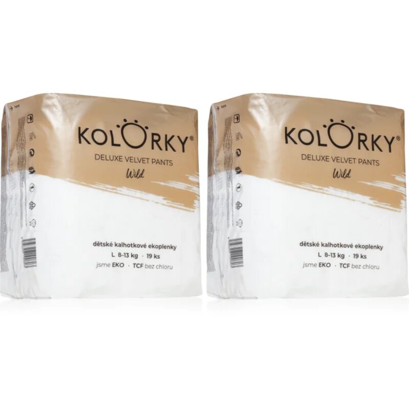 Kolorky Deluxe Velvet Pants Wild sada 8-13 kg