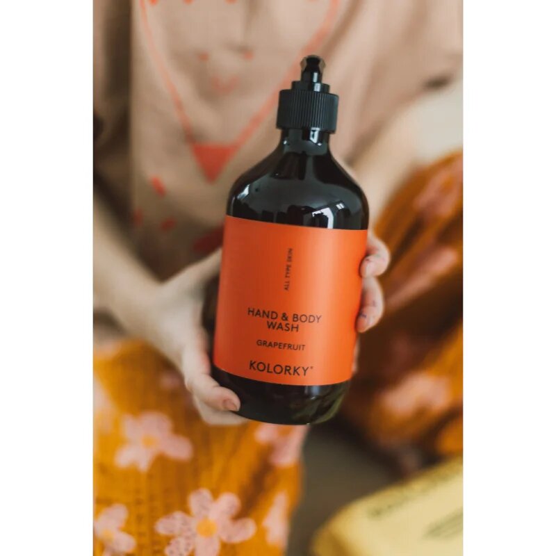 Kolorky Hand & Body Wash mycí gel na ruce a tělo Grapefruit 490 ml